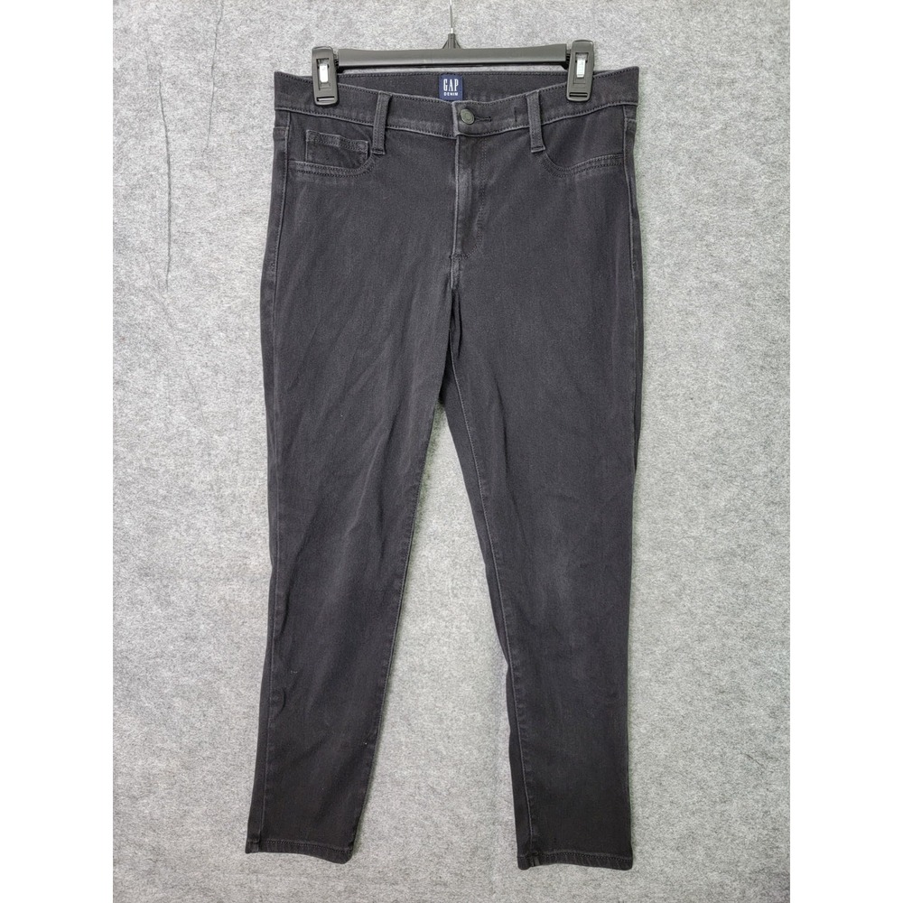 Gap Womens High Rise Legging Pants Size 30 Gray Skinny Chino Knit Stretch